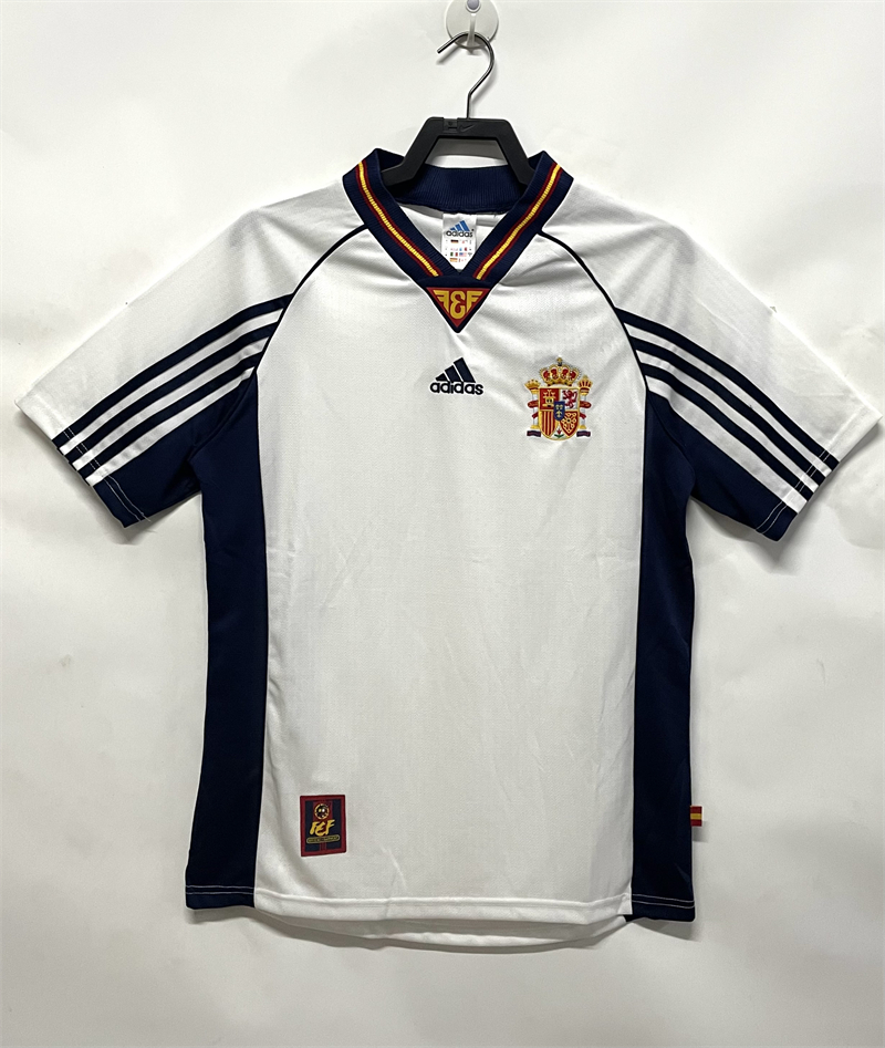 1998 Retro Spain Away Soccer Shirt 1:1 Thai Quality