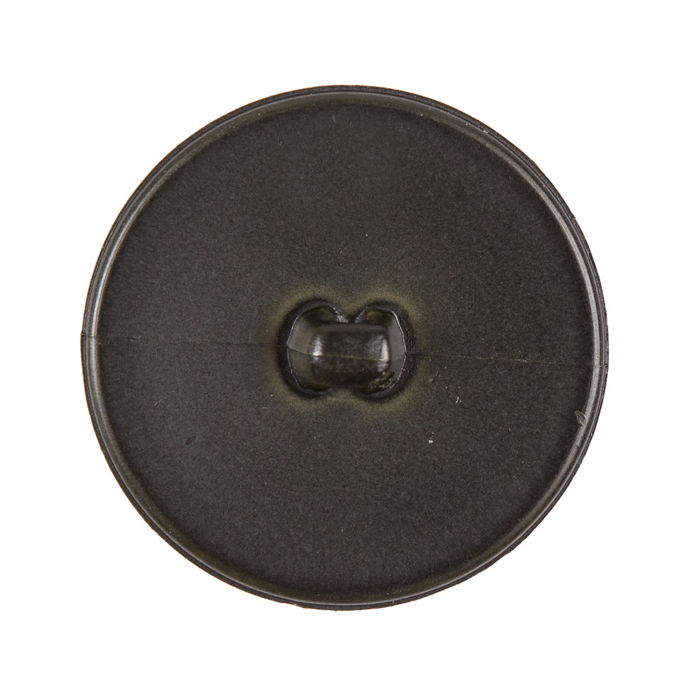 Italian Dark Green Top-Stitched Plastic Shank Back Button - 44L/28mm - Joann Fabrics