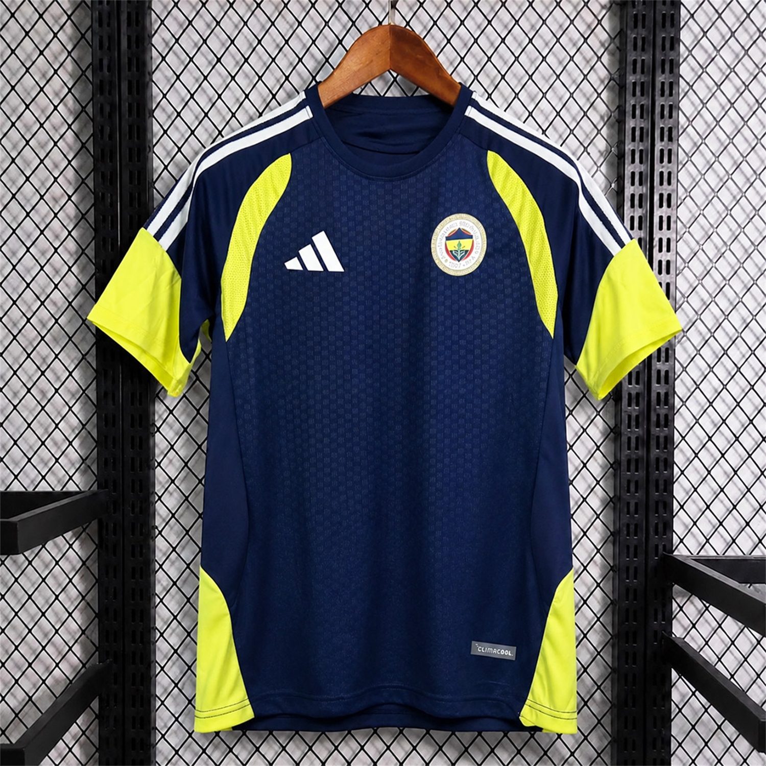 Fenerbahce 26-27 Navy Blue With Yellow Training Jersey - Fans Version - UnitedFutballJersey