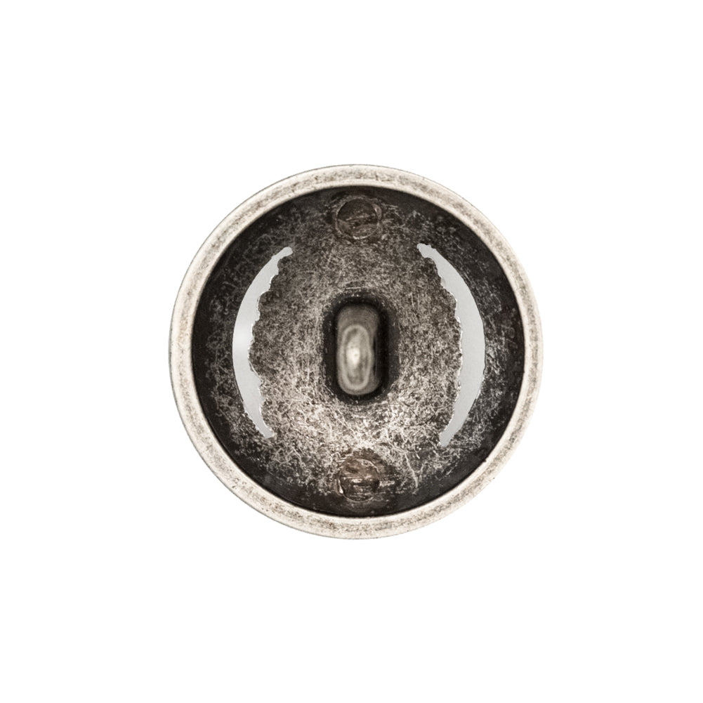 Italian Silver Metal Crest Shank Button - 36L/23mm - Joann Fabrics