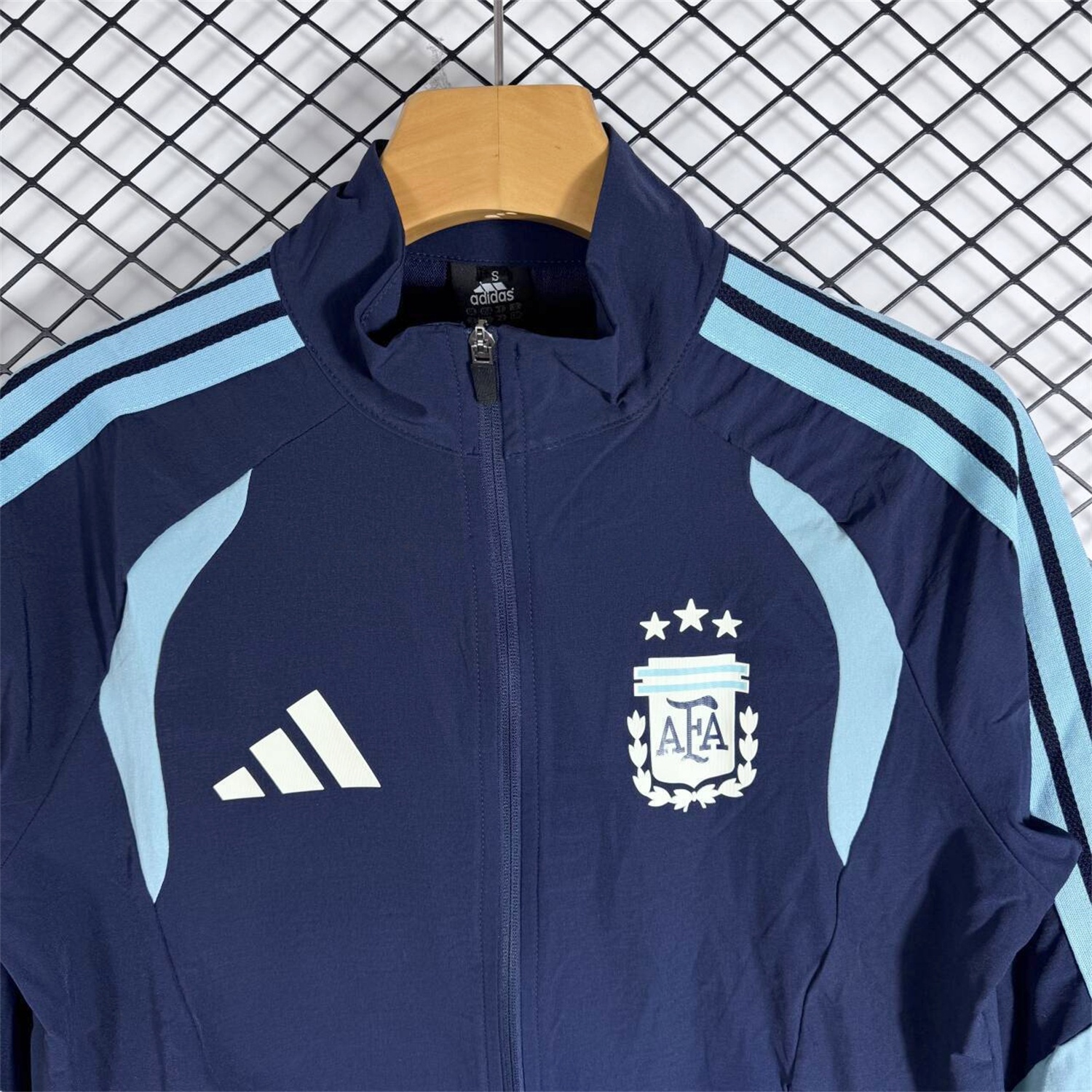 Argentina 2026 Windbreaker Training Set - Dark Blue Top and Pants - UnitedFutballJersey