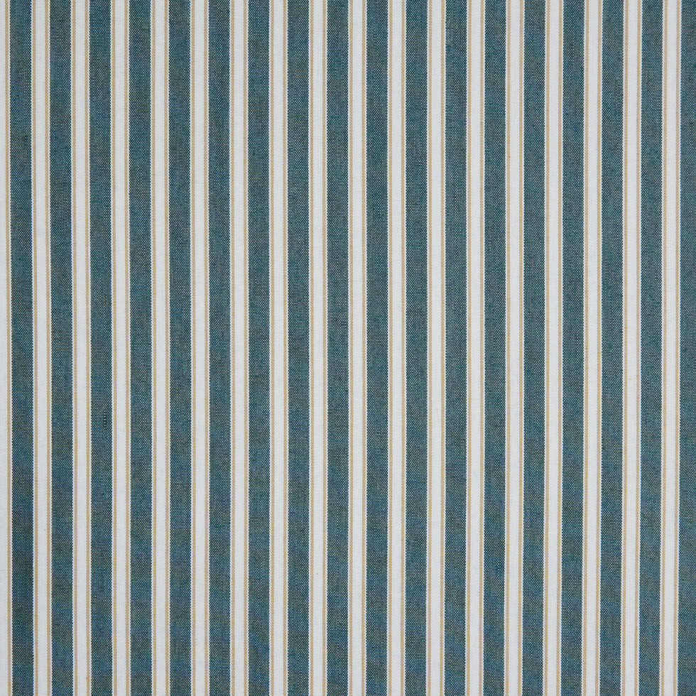 Deep Jungle/Latte/White Shadow Striped Polyester Blended Shirting - Joann Fabrics