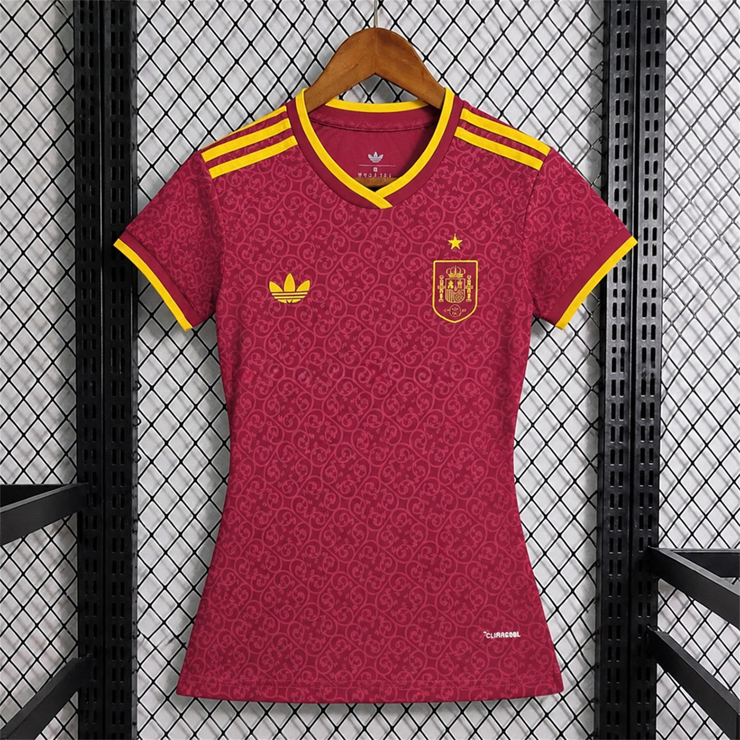 Women's Spain 2026 Trefoil Maroon Special Jersey - Fans Version - UnitedFutballJersey