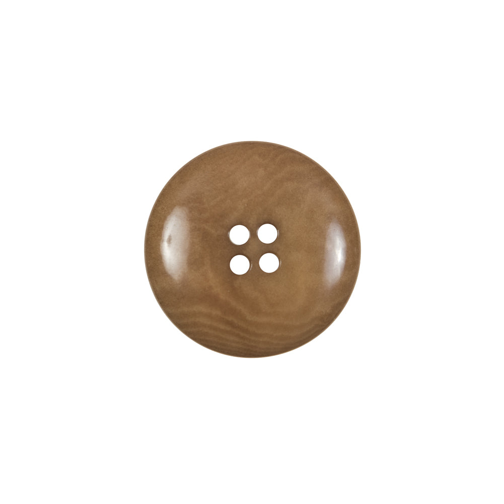 Dark Tan Horn 4-Hole Button - 28L/18mm - Joann Fabrics