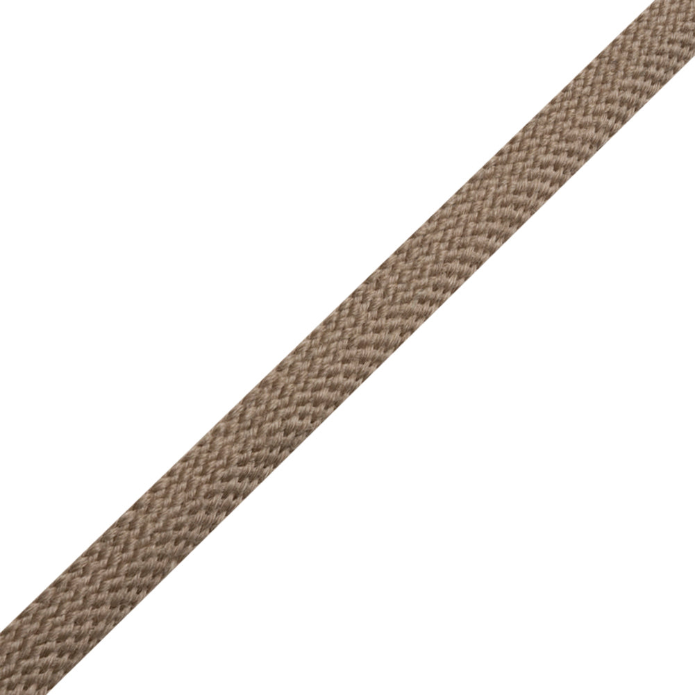 Coffee Wool Braided Tape - 0.5