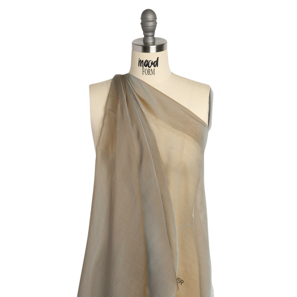 Chiffon-Like Silk Voile - Taupe Iridescent - Adelaide Collection - Joann Fabrics