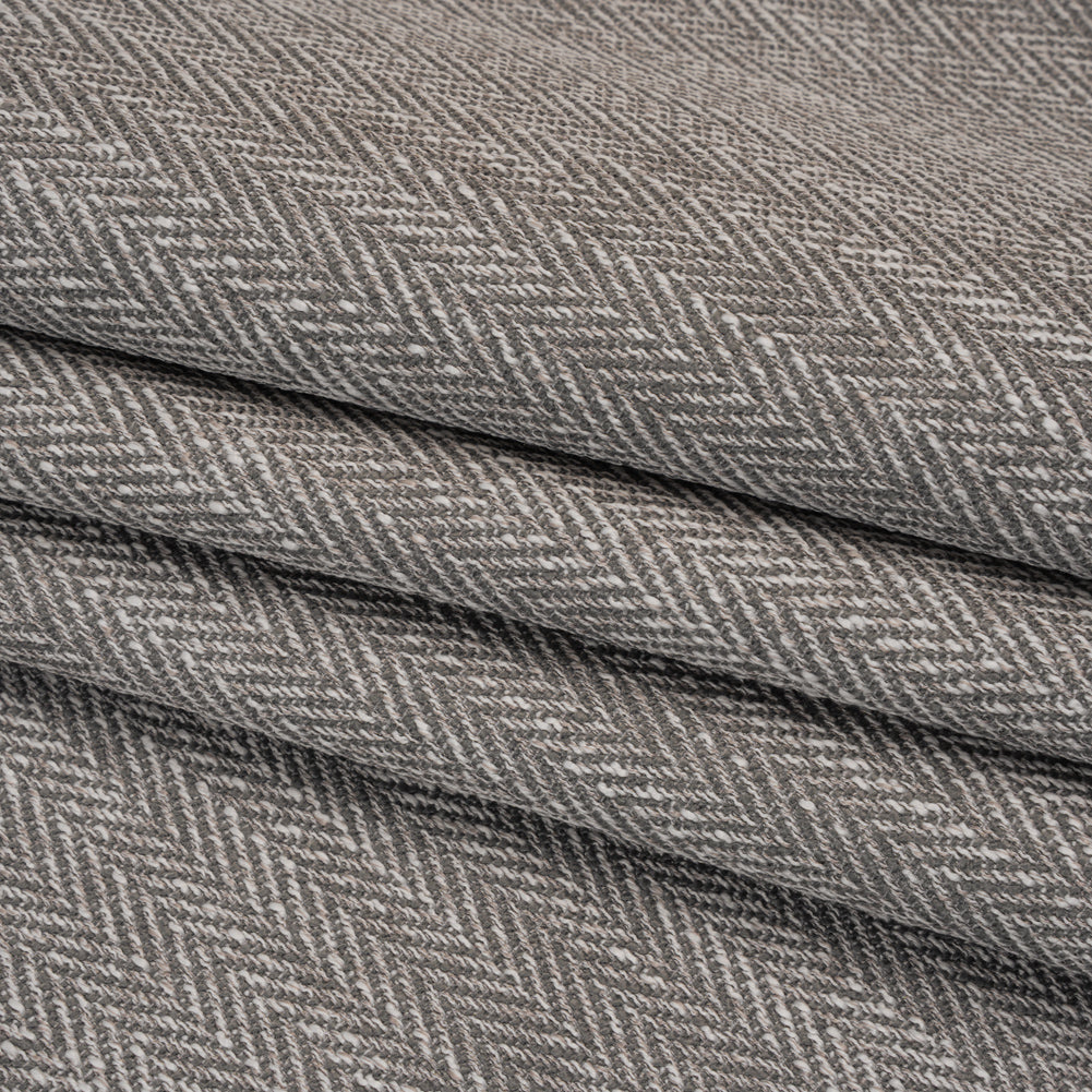 Recycled Polyester Home Decor Twill - Smoke Herringbone - British Imported - Joann Fabrics