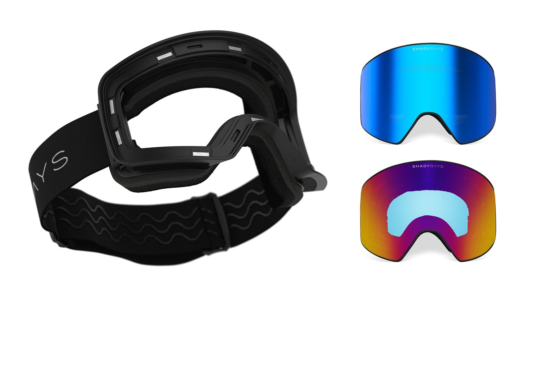 Frontier Goggle Bundle – Glacier + Crystal Mirage