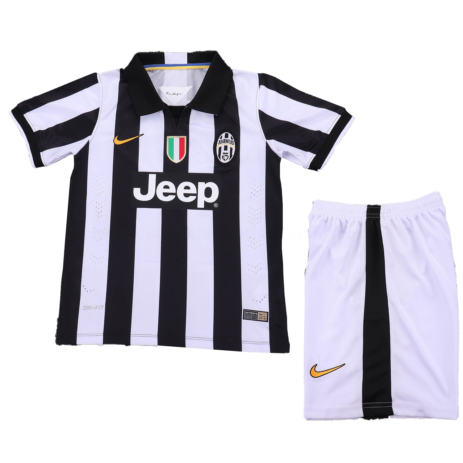 Retro Juventus 2014-15 Home Kids Kit - UnitedFutballJersey