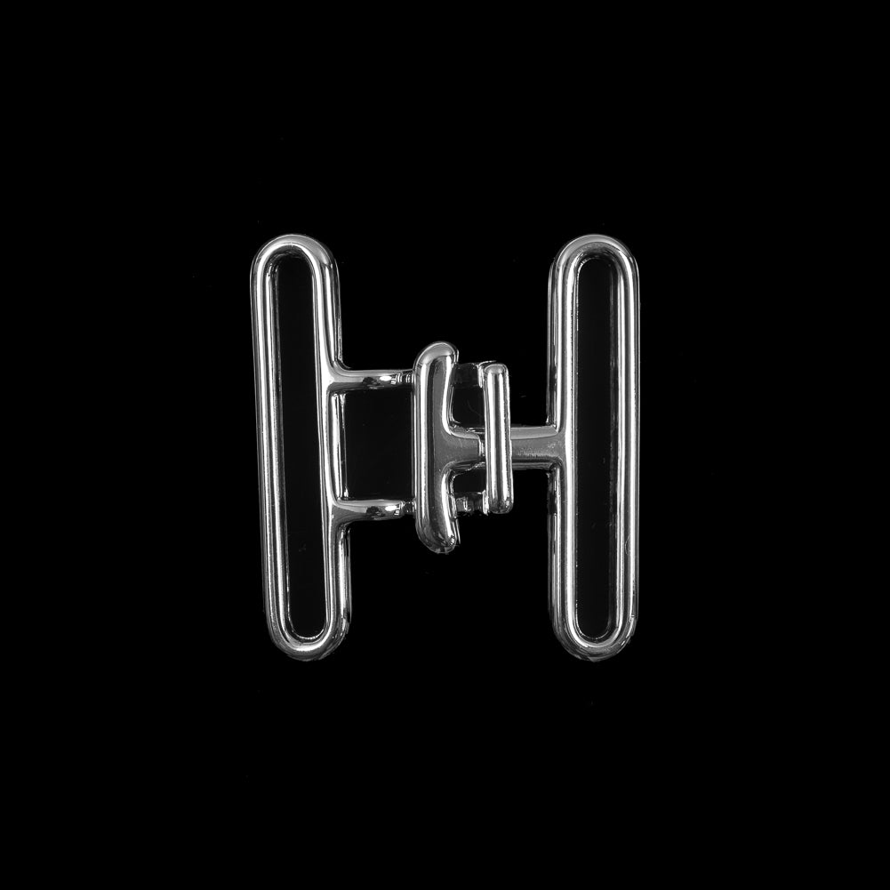 Italian Silver Buckle Closure - 1.625