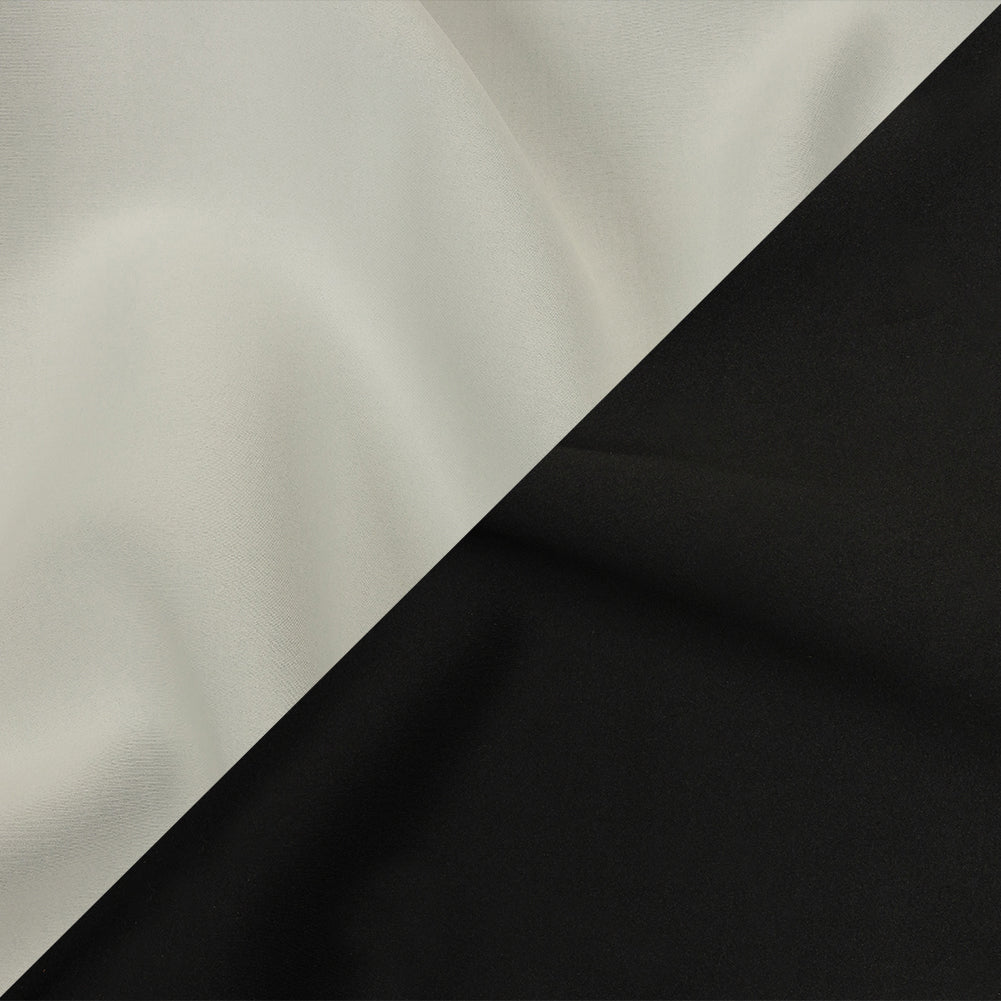 Double Faced Stretch Neoprene 3yd Bundle - Black and White - Wave Collection - Joann Fabrics