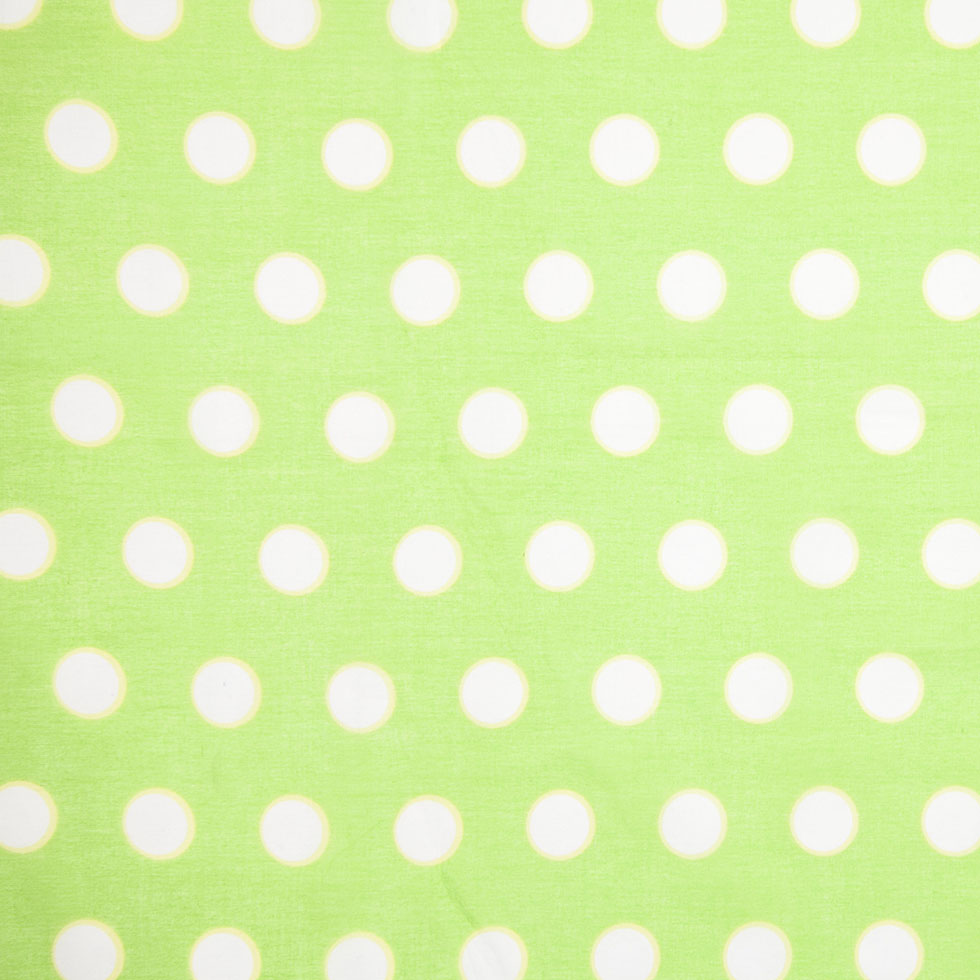 Cotton Voile - Lime Green Polka Dots - Joann Fabrics
