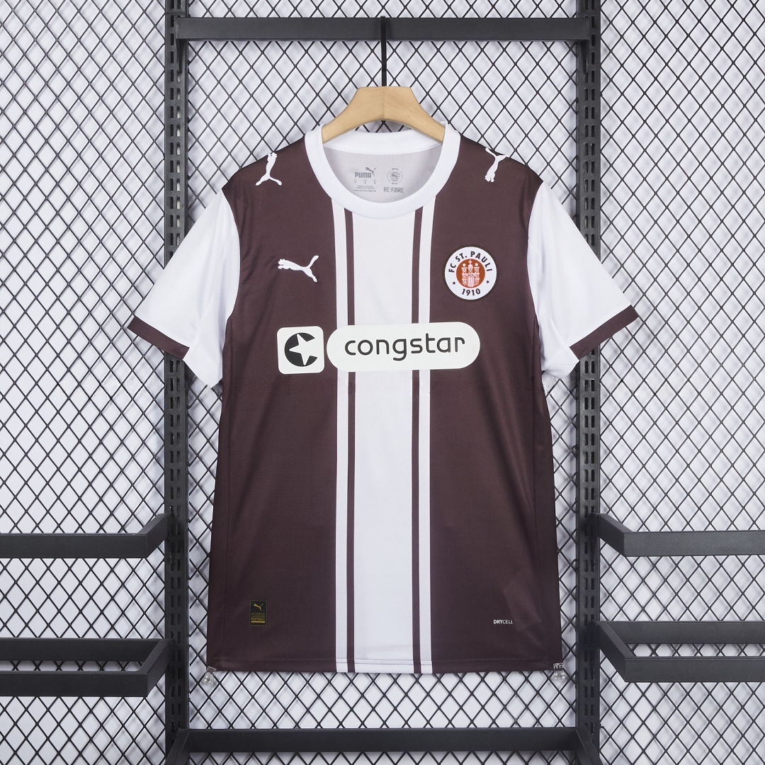 St. Pauli 25-26 Classic 1970s Design Special Jersey - Fans Version - UnitedFutballJersey