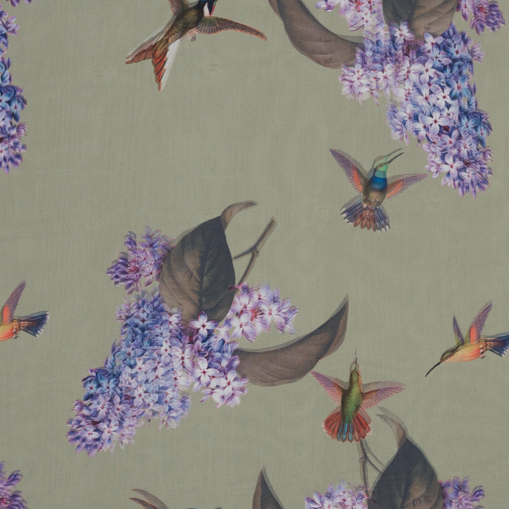 Mood Exclusive Green Monet's Joyful Garden 3D Fabric - Joann Fabrics