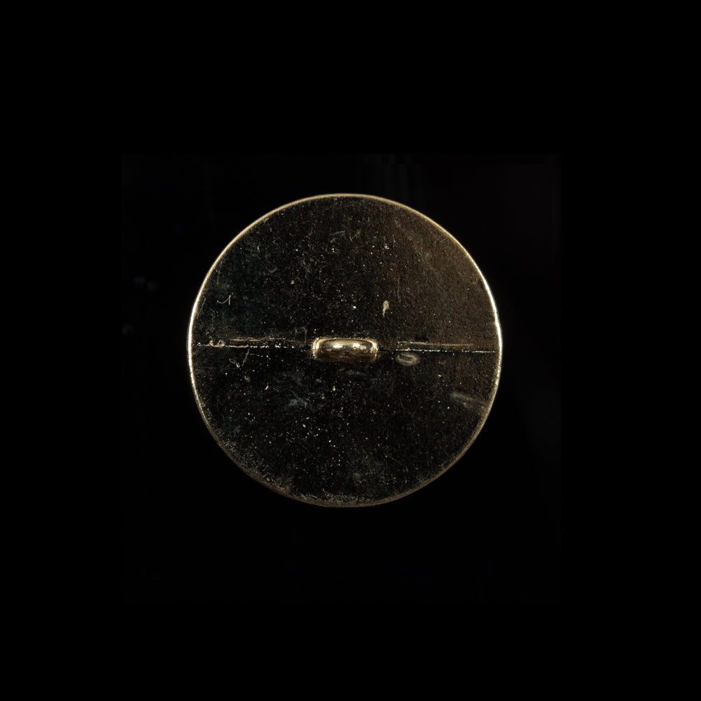 Italian Black and Gold Metal Button - 32L/20mm - Joann Fabrics
