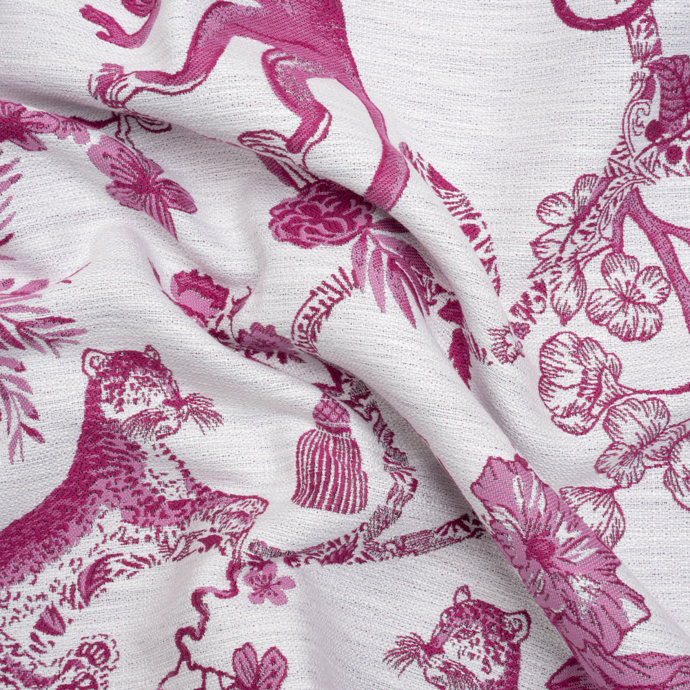 Tourmaline Exotic Pets and Flowers Upholstery Jacquard - Joann Fabrics