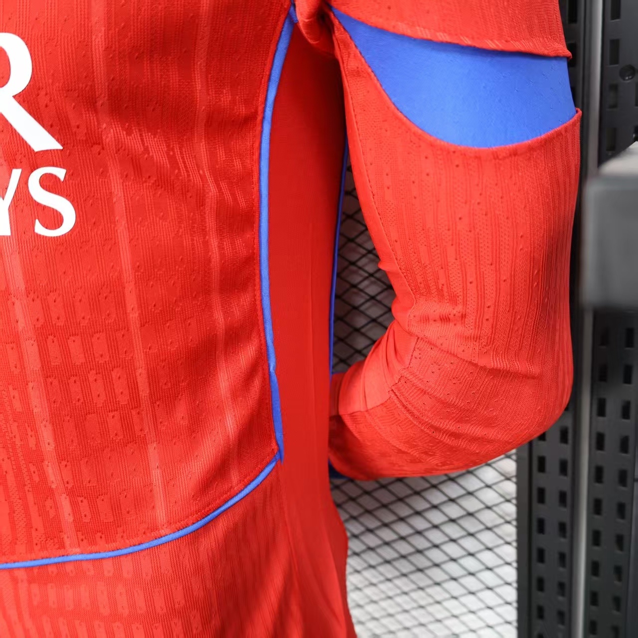 2025/2026 Long Sleeve Player Version Paris Saint-Germain Third away Red Football Shirt 1:1 Thai Quality