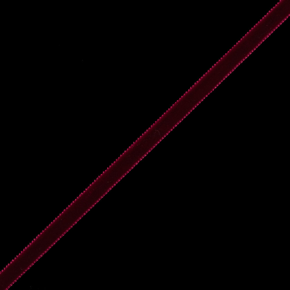 Single Faced Velvet Ribbon Made in Italy - 1/4