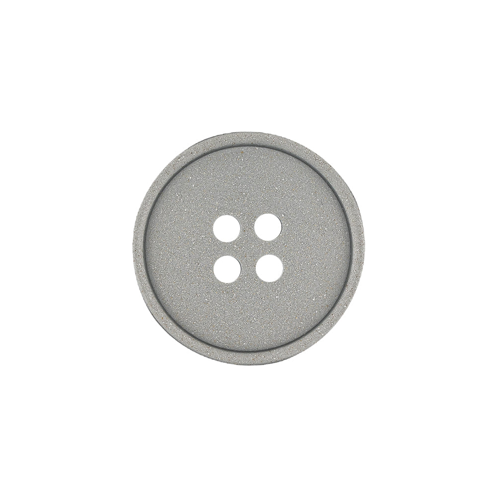 Italian Matte Gray Metal-look 4-Hole Plastic Button - 32L/20mm - Joann Fabrics