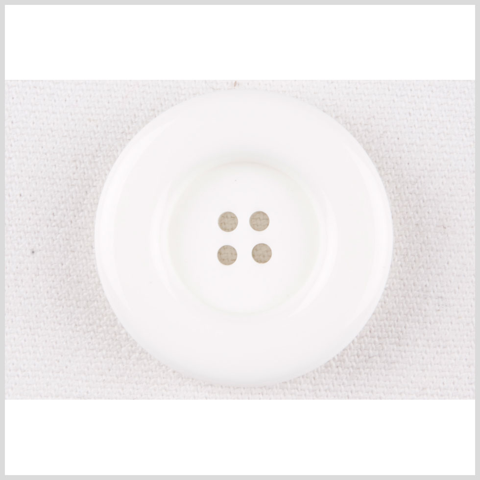 White Plastic Button - 44L/28mm - Joann Fabrics