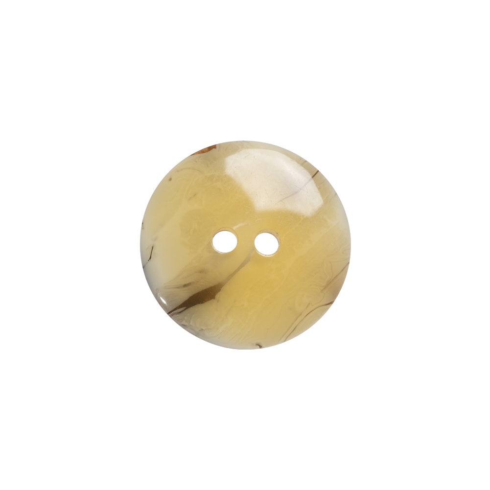 Italian Brown and Beige Abstract 2-Hole Plastic Button - 27L/17mm - Joann Fabrics