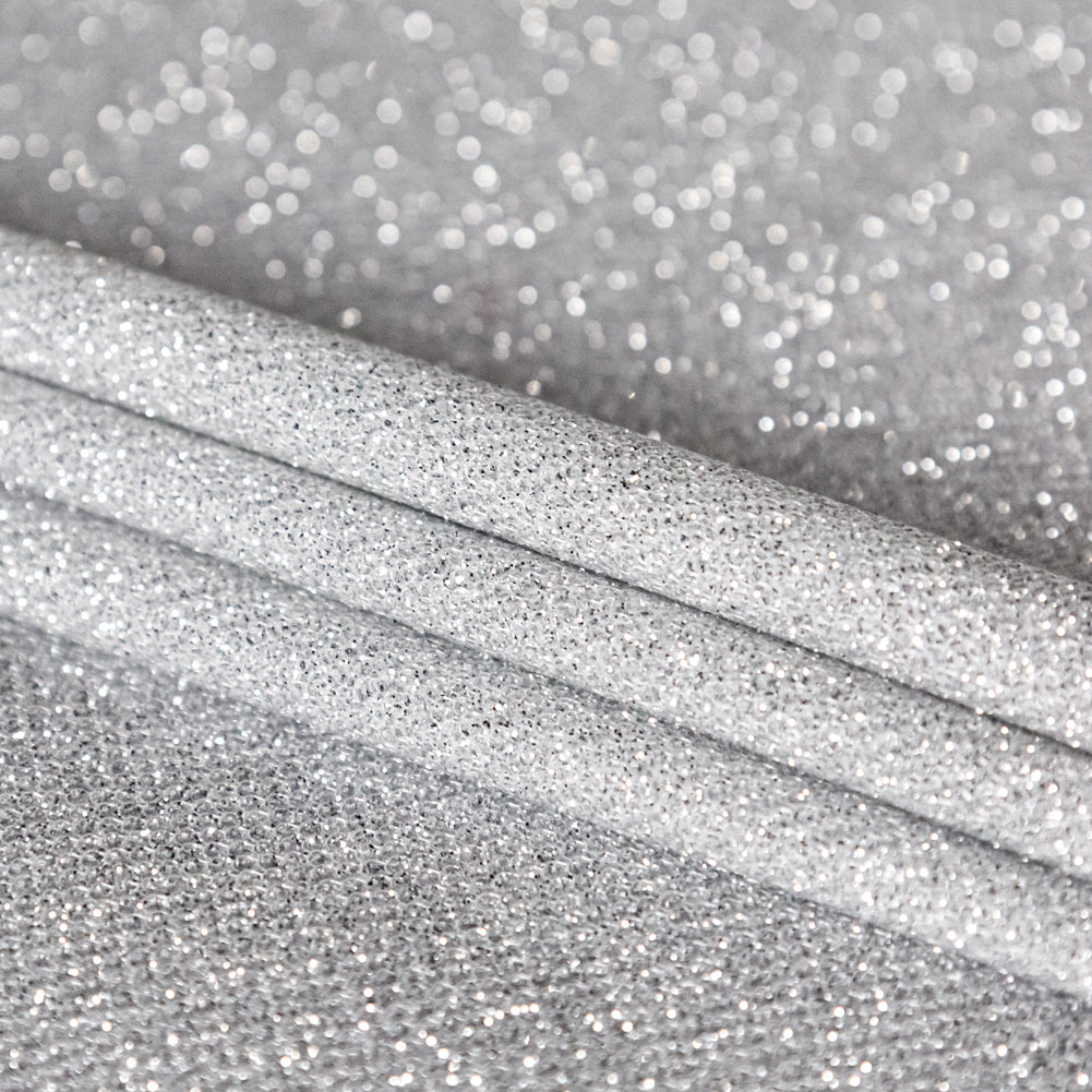 Two-Tone Galaxy Lame - White - Andromeda Collection - Joann Fabrics