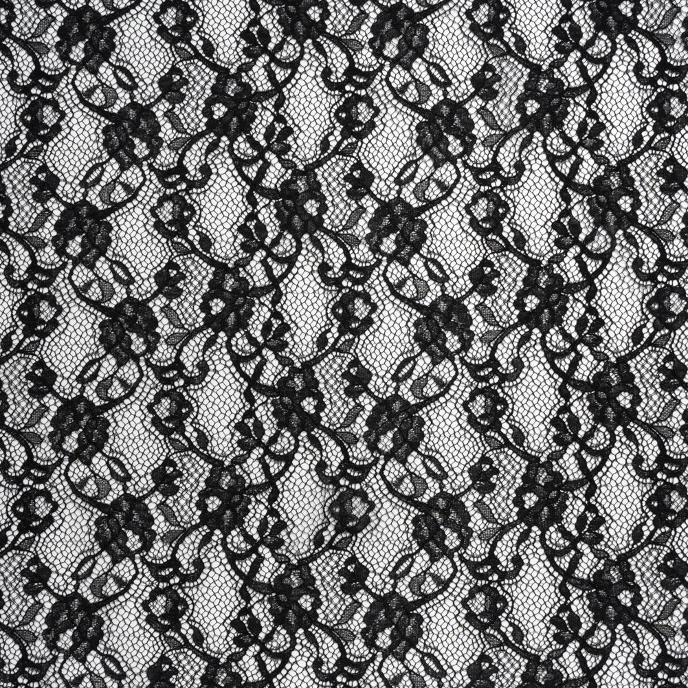 Chantilly Lace - Black Floral Vines - Joann Fabrics