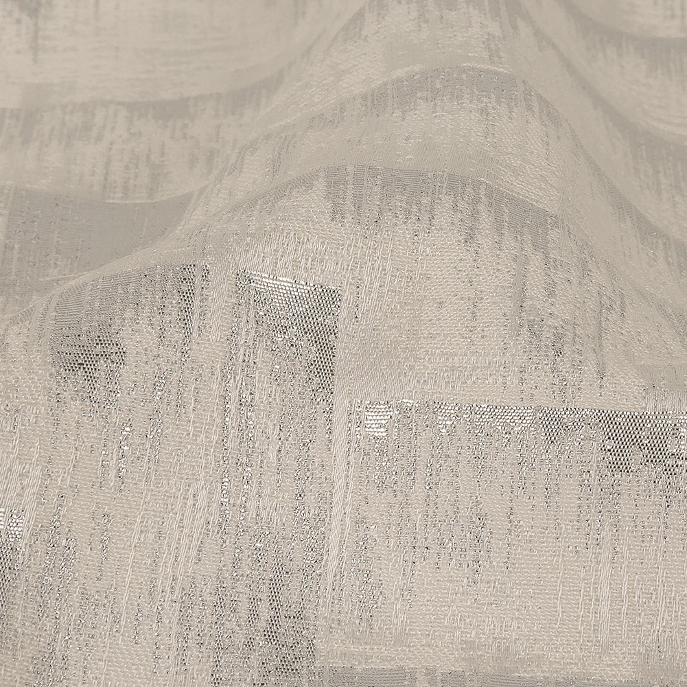 Metallic Drapery Woven - Ivory Ikat - British Imported - Joann Fabrics