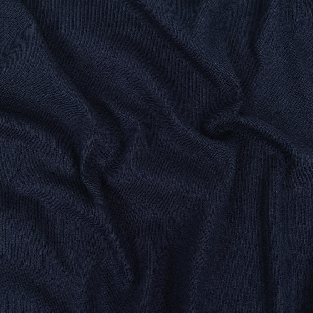 Navy 1x1 Cotton Rib Knit - Joann Fabrics