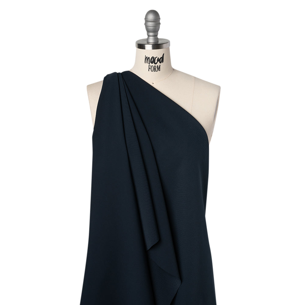Soft Lightweight Polyester Gabardine - Midnight Navy - Stefanie Collection - Joann Fabrics