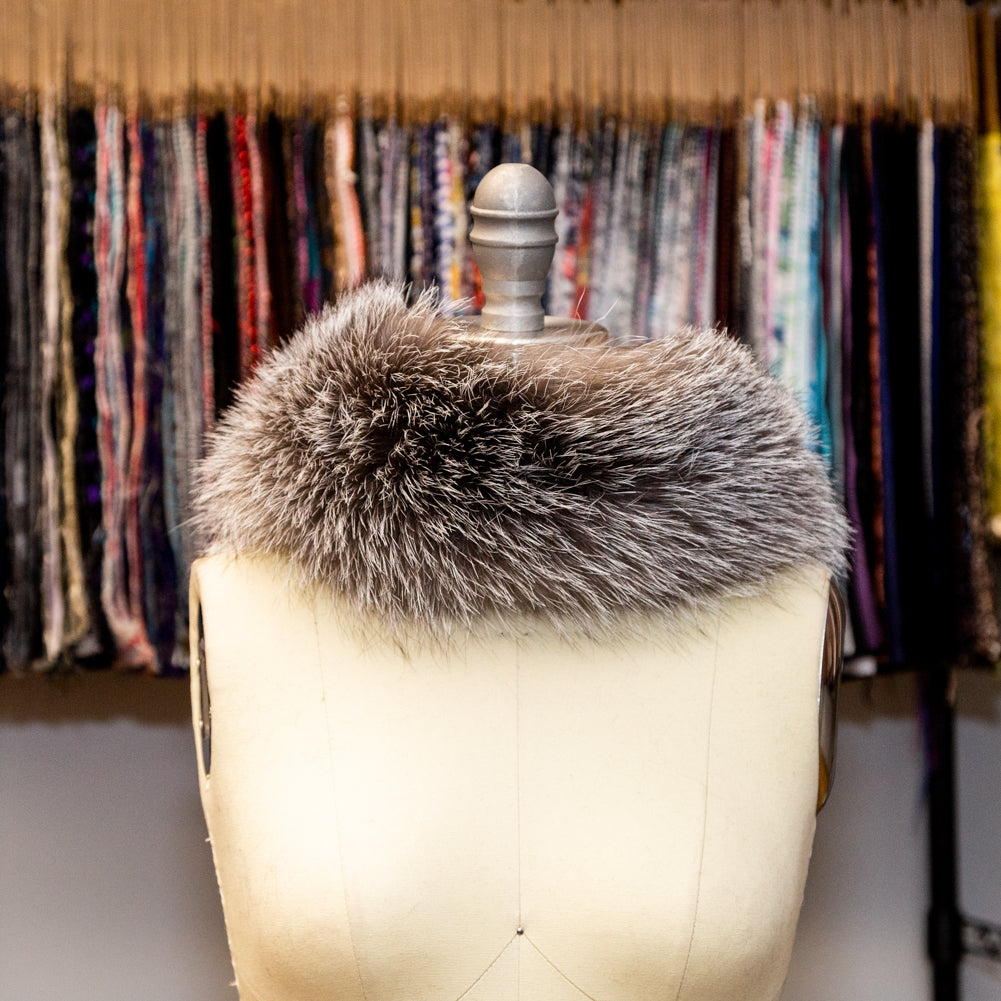 Blue Frost Fox Fur Headband or Scarf with VELCRO&reg; Closure - Joann Fabrics