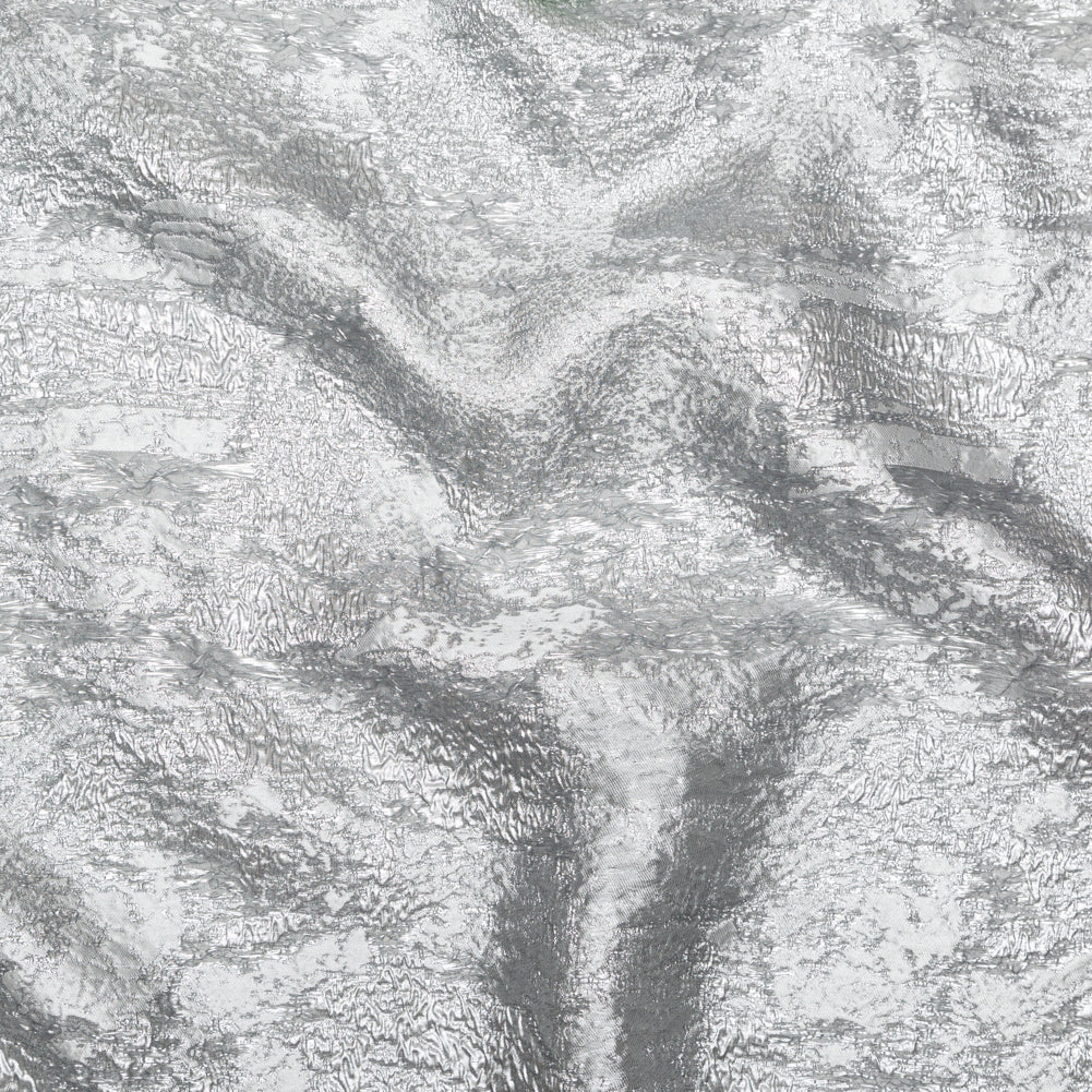 Metallic Matte Silver Abstract Luxury Brocade - Joann Fabrics