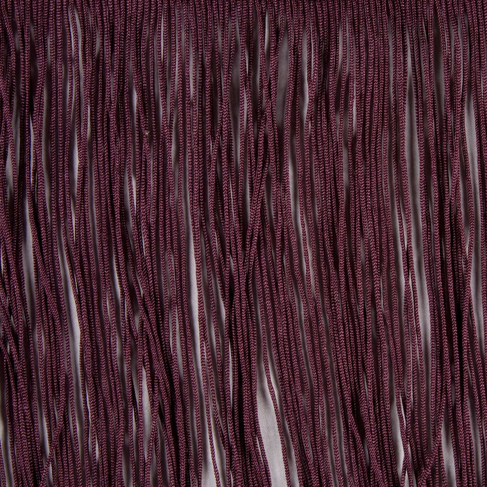 Eggplant Chainette Fringe - 6