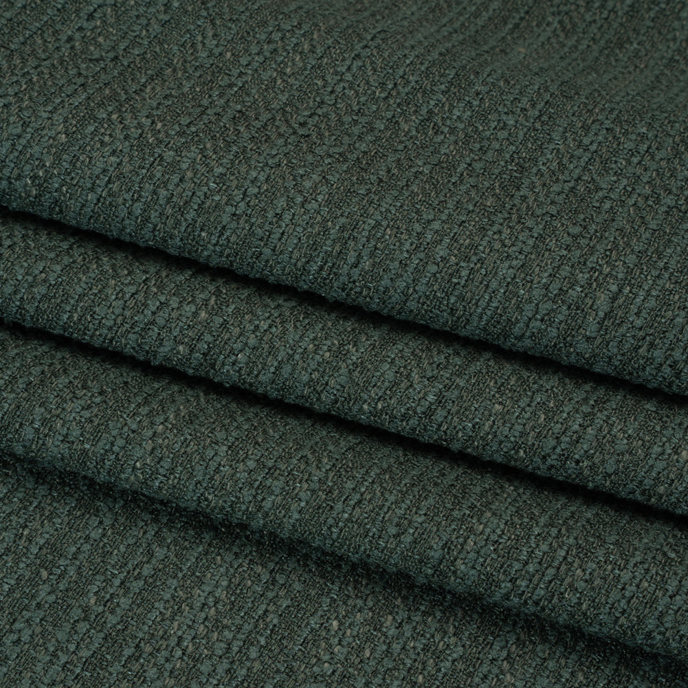 Textured Recycled Polyester Woven - Kingfisher Boucle Stripes - British Imported - Joann Fabrics