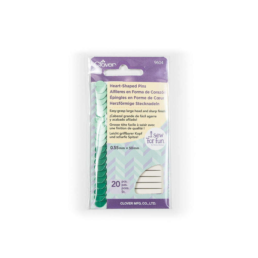 Clover Green Heart Shaped Pins - 20 Count - Joann Fabrics