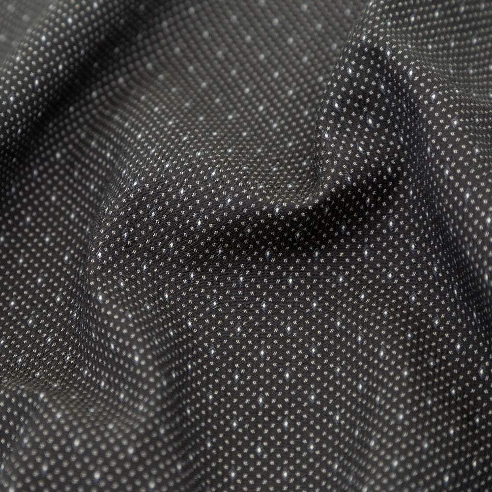 Italian Black and French Taupe Diamond Stretch Jacquard - Joann Fabrics