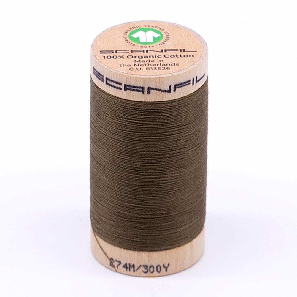 SCANFIL® 30wt Organic Pima Cotton Thread 300 yds - 4824 Lead Gray - Joann Fabrics