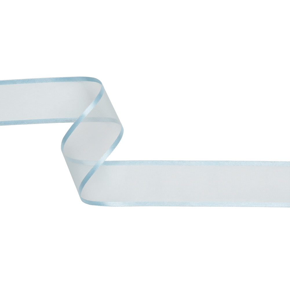 Sheer Ribbon with Double Faced Satin Edges - 1.375