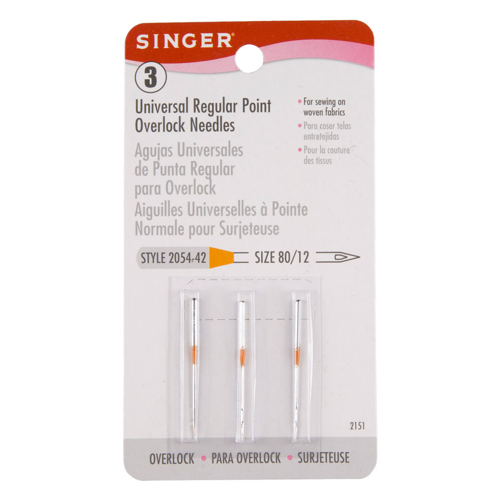 Singer Overlock Machine Needles Size 80/12 - Joann Fabrics