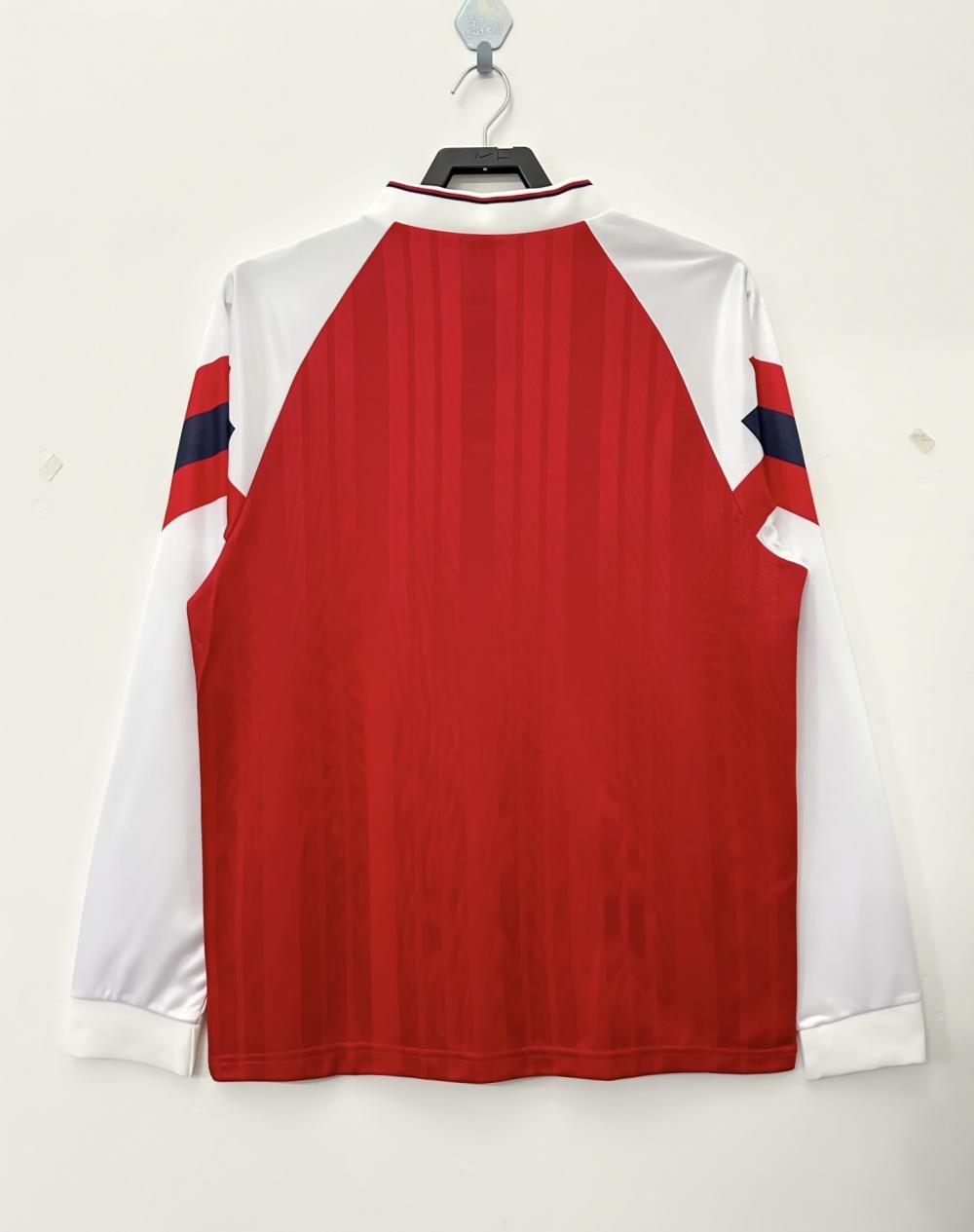1992/1993 Retro Long Sleeve Arsenal Home Football Shirt 1:1 Thai Quality