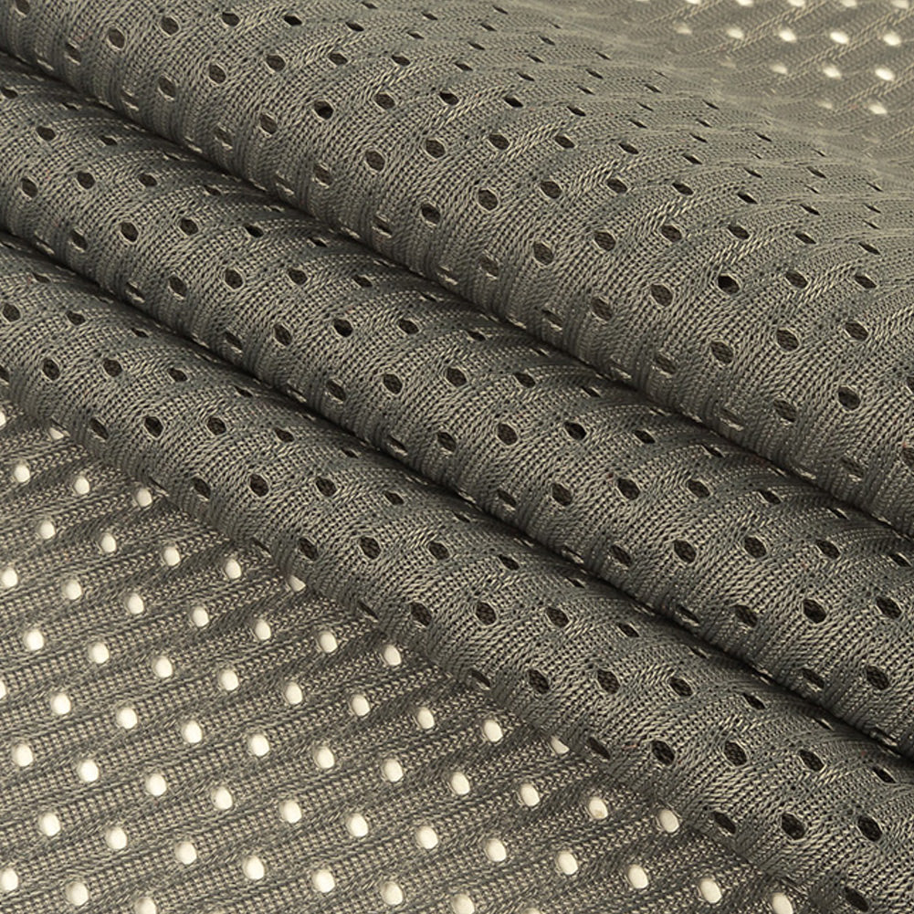 Polyester Athletic Mesh - Charcoal - Heracles Collection - Joann Fabrics
