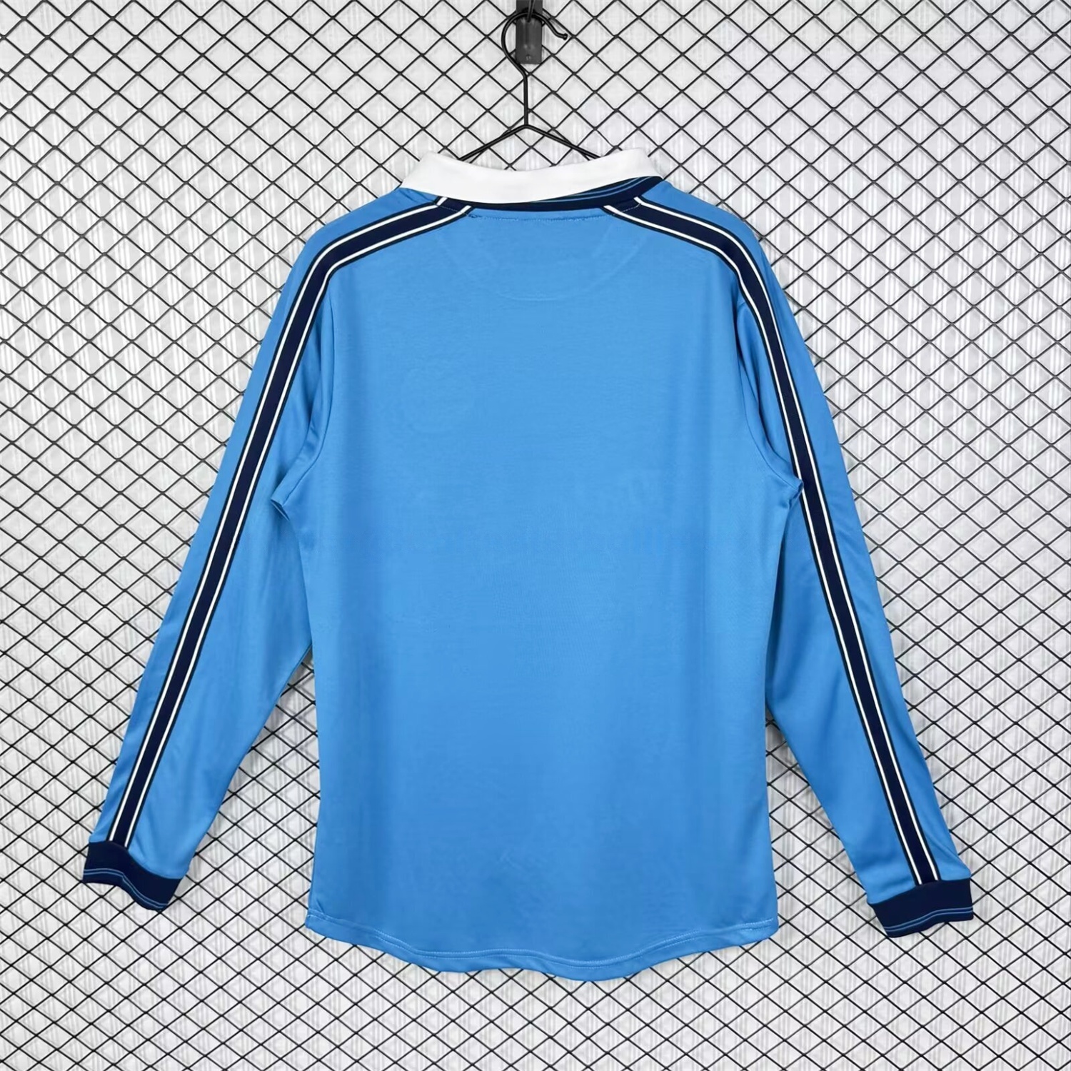 Retro Napoli 1998-99 Home Long Sleeves Blue Jersey - UnitedFutballJersey