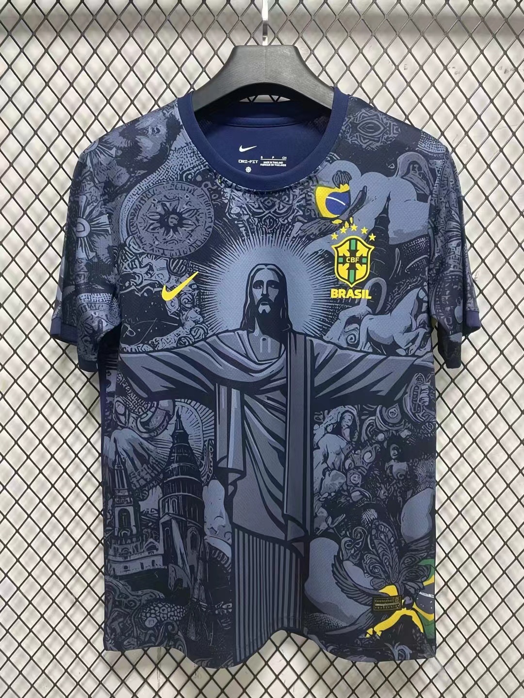 2024-2025 Brazil Special Edition Jesus Blue Football Jersey