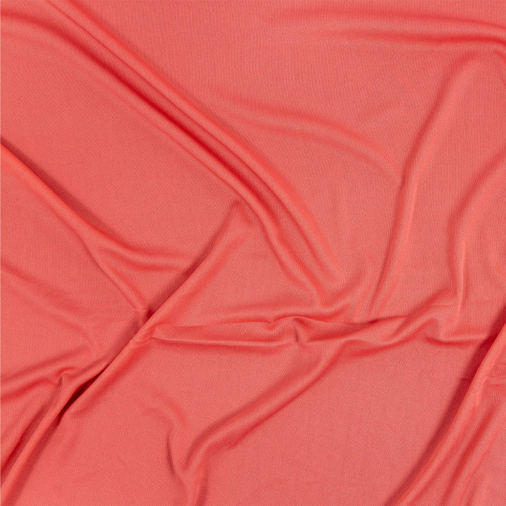 Polyester Pongee Knit Lining - Strawberry Pink - Luca Collection - Joann Fabrics