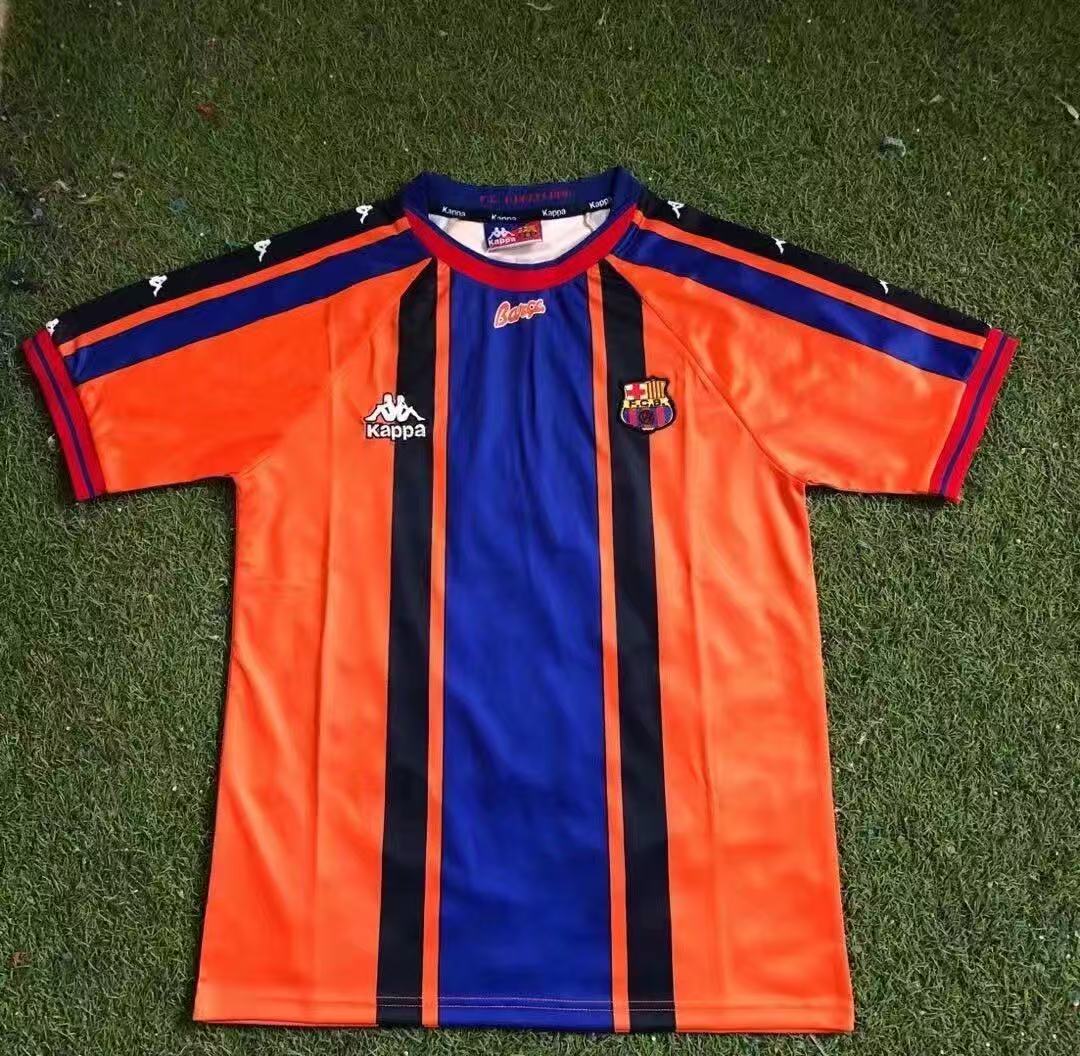 1997/1998 Retro Barcelona Away Football Shirt 1:1 Thai Quality