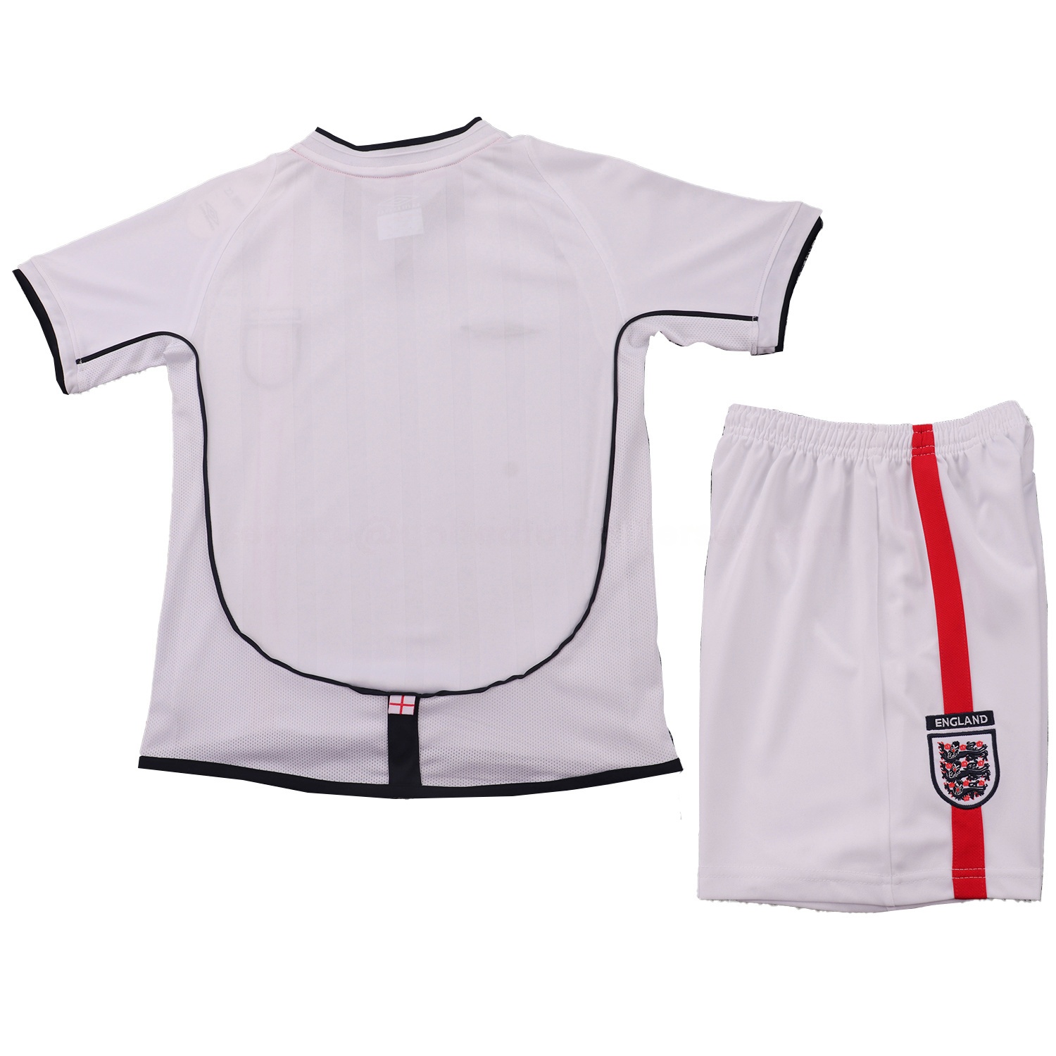 Retro England 2002 Home Kids Kit - UnitedFutballJersey