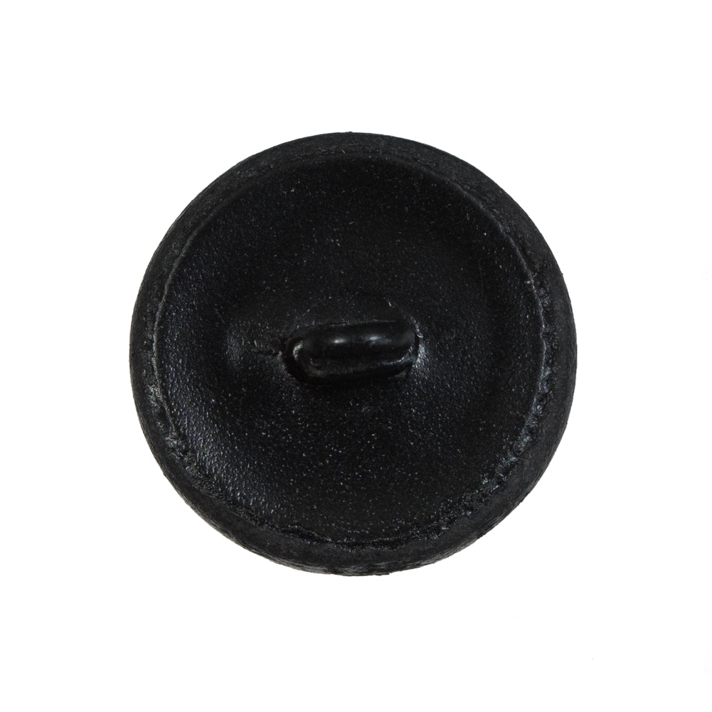 Black Embossed Leather Shank Back Button - 40L/25.5mm - Joann Fabrics