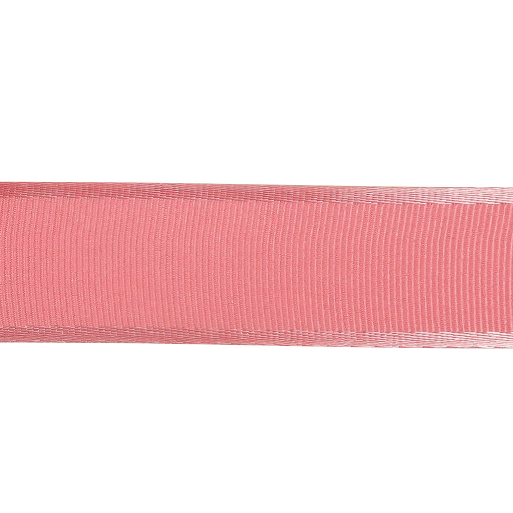 Bubblegum Satin-Edged Grosgrain Ribbon - 1