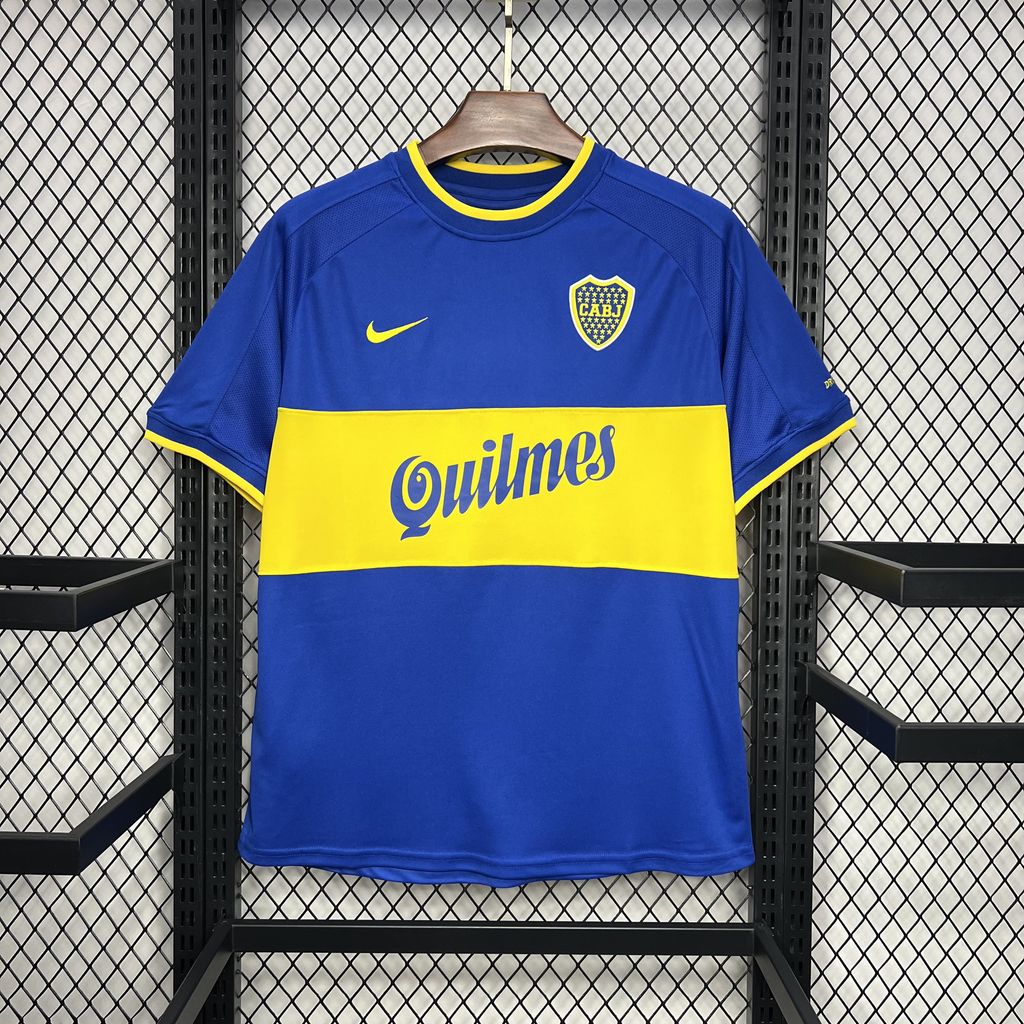 2000/2001 Retro Boca Juniors Home Football Jersey 1:1 Thai Quality