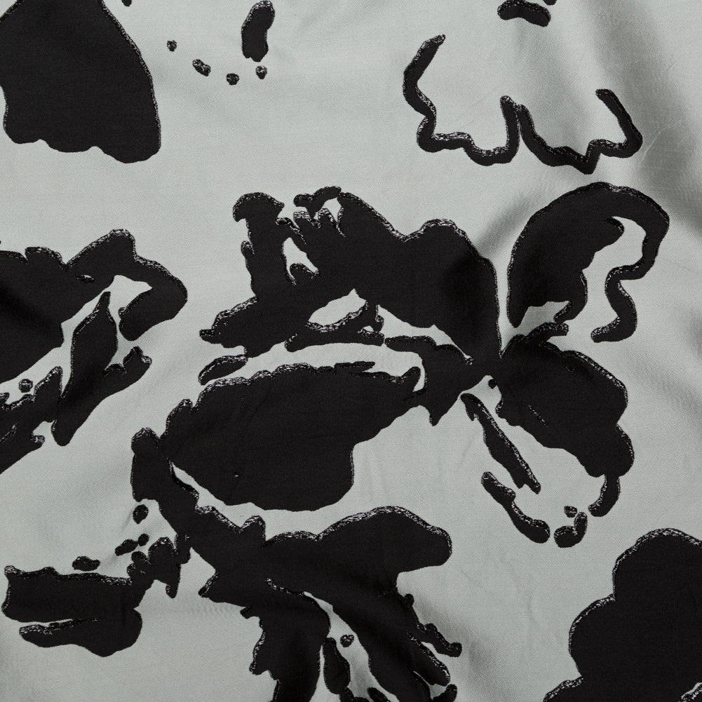 Metallic Abstract Jacquard Lame - Black and Gray Violet - Joann Fabrics